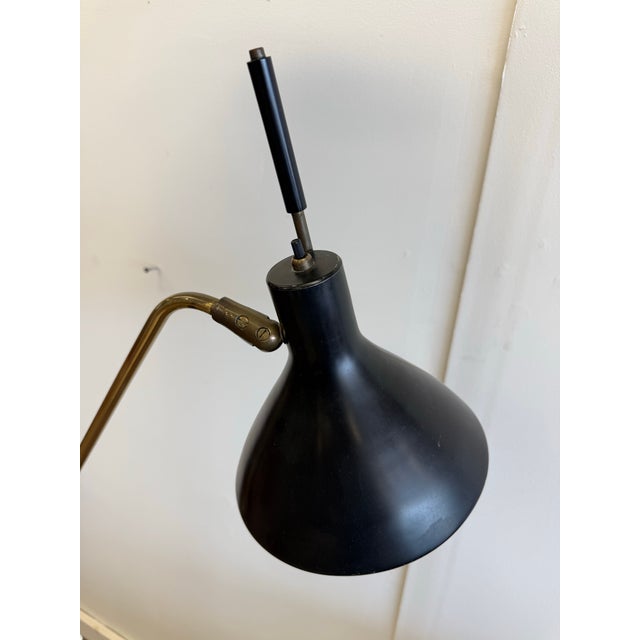 Gerald Thurston Rare 1950’s Gerald Thurston Designed Mid Century Modern Floor Lamp for Lightolier For Sale - Image 4 of 12
