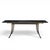 Robsjohn Gibbings for Widdicomb Mid Century Ebonized Expanding Saber Leg Dining Table With 2 Leaves For Sale - Image 10 of 13