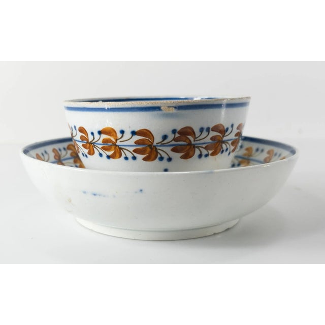 We are selling this interesting Teacup and Saucer set. This english set has interesting floral decoration and old label...