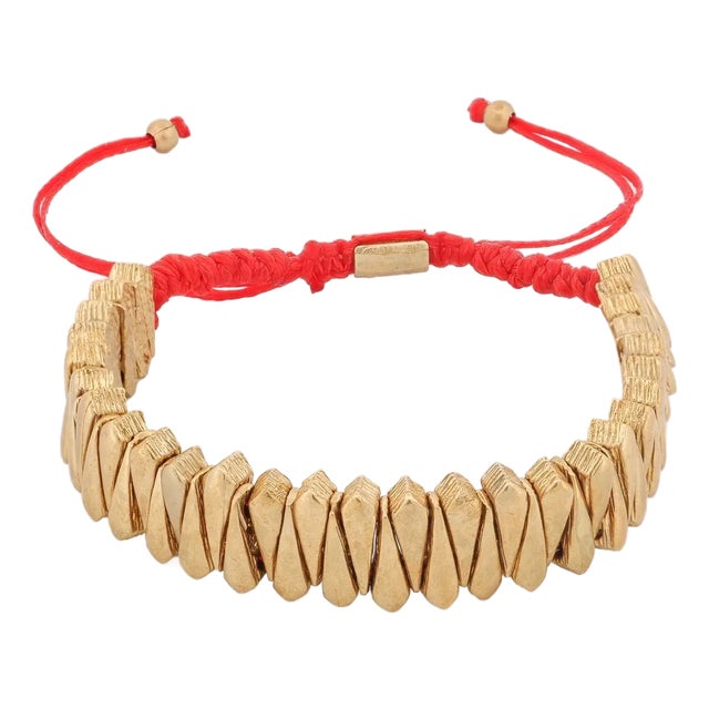 Warrior’s Luck Red Gold Unisex Bracelet For Sale