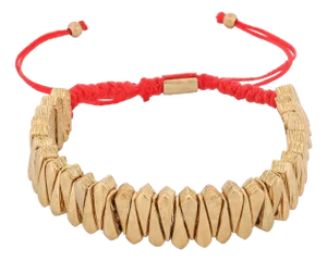 Warrior’s Luck Red Gold Unisex Bracelet