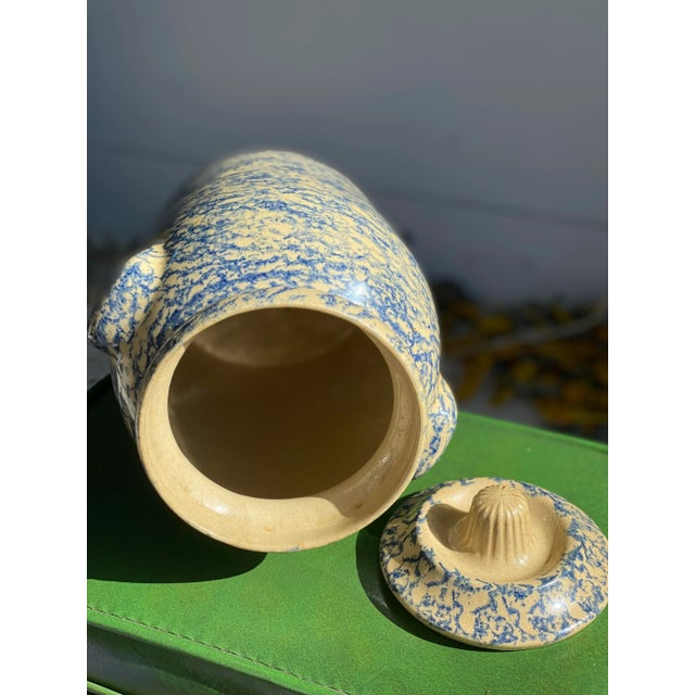 Vintage Ransbottom Stoneware Cookie Jar For Sale - Image 6 of 12