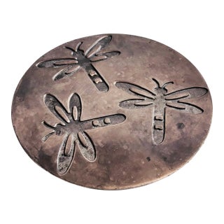 Vintage Metal Dragonfly Trivet by Copco For Sale