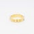 Tiffany & Co. 18k Gold & Diamond Signature X Band Ring For Sale - Image 10 of 10