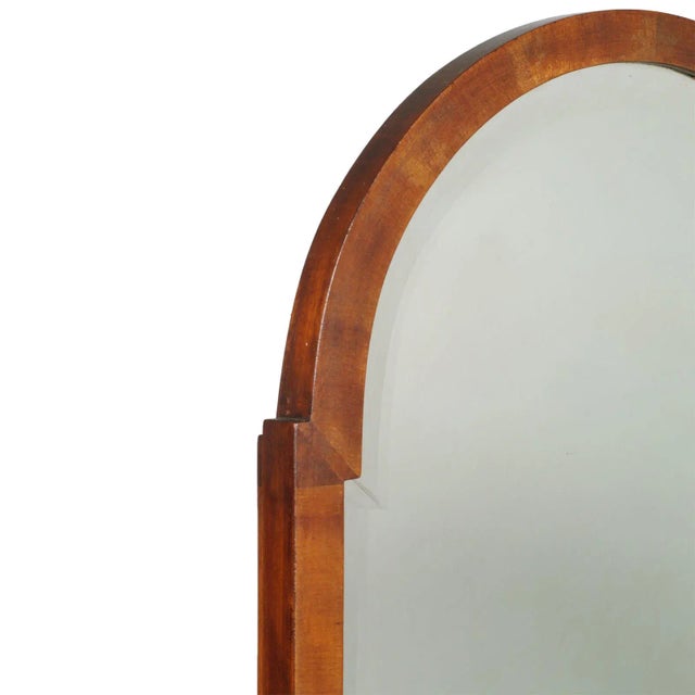 Italian Art Deco Walnut Vanity Cabinet, 1920s For Sale - Image 4 of 11