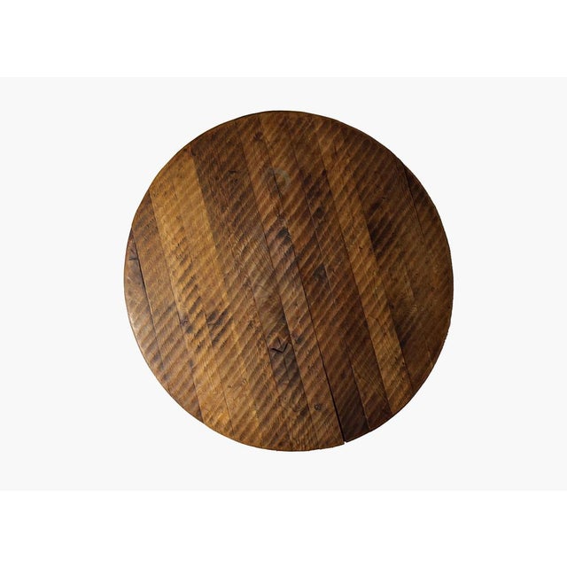 Brutalist Coffee Table in Oak, 1960 For Sale - Image 4 of 5