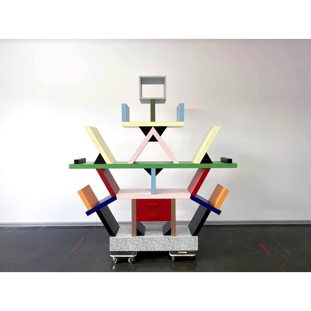 Carlton Bookcase by Ettore Sottsass, 1981 For Sale - Image 10 of 15