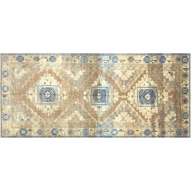 Textile 1960s Turkish Oushak Rug For Sale - Image 7 of 7