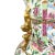 Canton Famille Rose Mandarin Vase, Fluted Body and Castellated Top, Ca. 1840 For Sale - Image 9 of 13