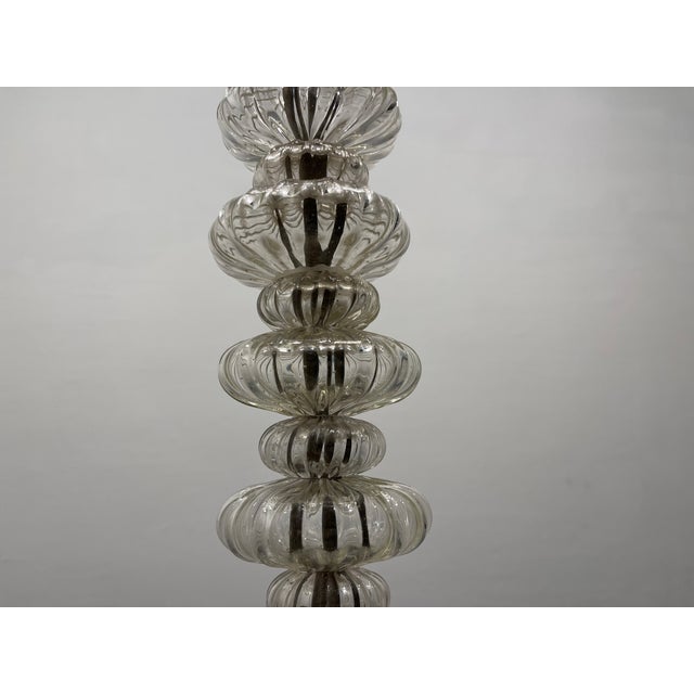Large Venetian Murano Glass Chandelier, 1960s For Sale - Image 16 of 17