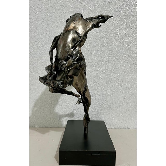 Judith Brown, Abstract Expressionist Figurative Dancer Welded Metal Sculpture Judith Brown, c.1960's For Sale - Image 9 of 14