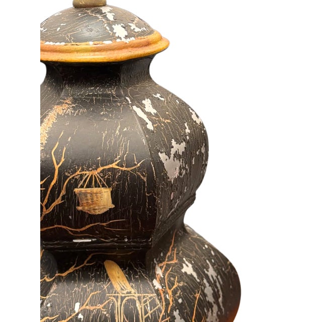 Vintage Chinoiserie Table Lamp For Sale In Greensboro - Image 6 of 6