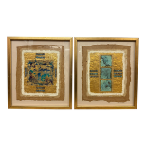 Kara Young "Ancient Dreams" Mixed Media Art, Framed