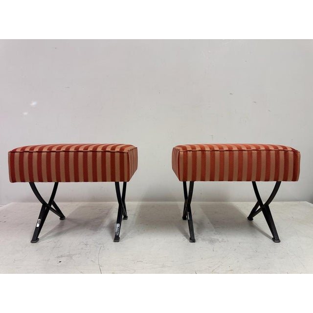 Italian Stools by Gianni Moscatelli for Formanova, 1950s, Set of 2 For Sale - Image 11 of 16