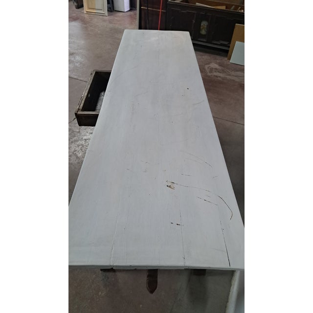 Rustic Rustic Console Table, 1980s For Sale - Image 3 of 8