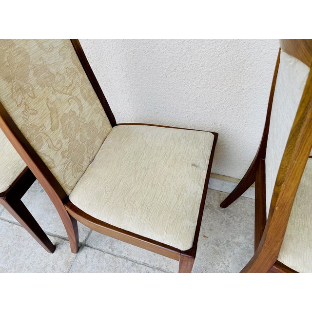 Vintage Teak and Fabric Dining Chairs from G-Plan, 1960s, Set of 4 For Sale - Image 13 of 14