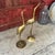 Metal Vintage Brass Crane Bird Statues Elegant Mid Century Decorative Sculpture Pair For Sale - Image 7 of 14