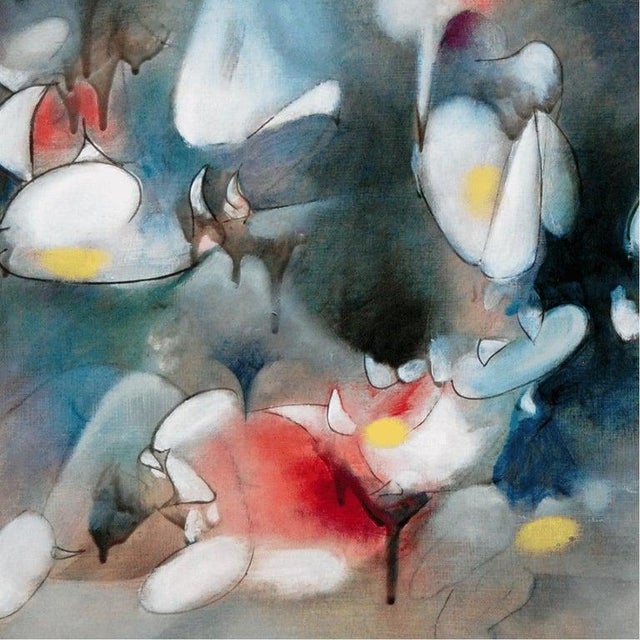 "Phantom Figures in the Dust" is one of the paintings from Daniel Kettlehut’s Karma and Rebirth series, reflecting the...