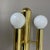 Gold Pop Art Space Age Brass Wall Light attributed to Sölken Lights, Germany, 1980s, Set of 2 For Sale - Image 8 of 18