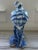 Vintage Chinoiserie Parrot in Classic Blue and White For Sale - Image 9 of 9