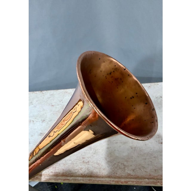 Antique English Brass and Copper Coaching Horn by Boosey & Co., Circa 1880 For Sale - Image 17 of 17