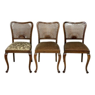 Vintage Chippendale Chairs, 1920, Set of 3 For Sale