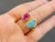 Bochic "Orient" Ruby & Blue Opal Vintage 2 Gem Ring Set 18K & Silver For Sale - Image 10 of 18