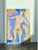 Textile 1969 "Nude" Abstract Figurative Mixed-Media Collage by Leonard Maurer For Sale - Image 7 of 7