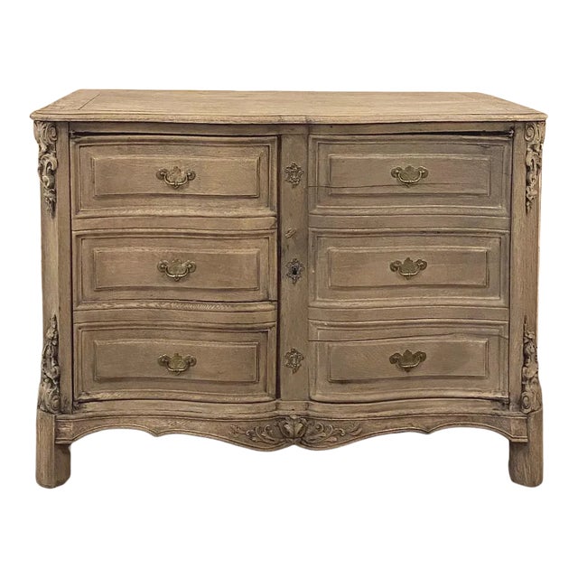 18th Century Country French Provincial Stripped Buffet For Sale