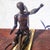 20th Century Man with Antelope in Bronze and Marble For Sale - Image 18 of 18