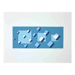 Mario Radice, The Destruction, Original Screen Print, 1974 For Sale