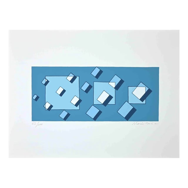 Mario Radice, The Destruction, Original Screen Print, 1974 For Sale