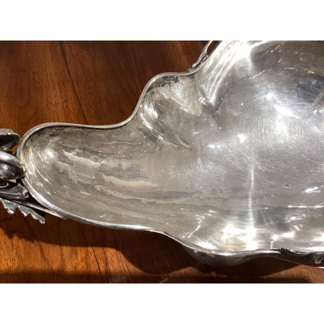 Vintage Italian Silver Jatte Centerpiece, 1920s For Sale - Image 12 of 18