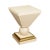 1990s Post Modern Lacquered Pedestal Stand With Travertine Sphere For Sale - Image 13 of 13
