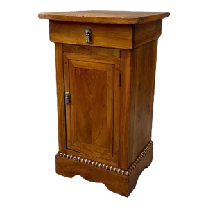 Early 19th Century French Provincial “Charles X” Pearwood Nightstand