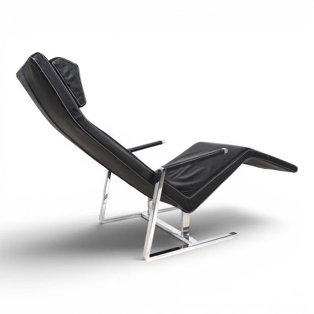 MaRe Leather Lounge Chair by Christophe Marchand for Team by Wellis, 2002 For Sale - Image 6 of 18