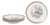 Japan Series Deep Plates in Faience from Rörstrand, Sweden, Set of 6 For Sale