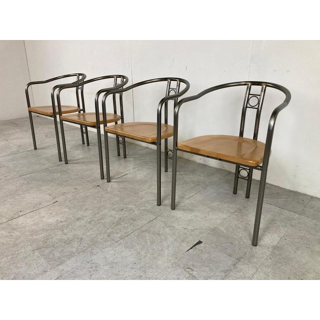 Postmodern Dining Room Set, 1980s, Set of 5 For Sale - Image 10 of 16