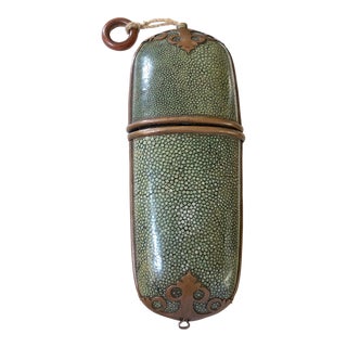 Antique Chinese Shagreen Eyeglass Case For Sale