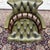 Chesterfield Desk Chair in Green Leather For Sale - Image 6 of 8