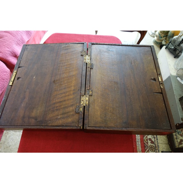 Tan Large Antique Painter's Case, 1890s For Sale - Image 8 of 10