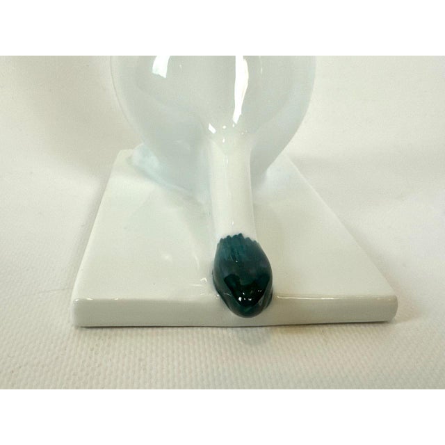 Porcelain Ermine Figurine by Tor Vaa for Porsgrund, 1960s For Sale - Image 10 of 13