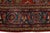 9 X 12 Vintage Mahal Wool Rug - Terracotta and Indigo Floral Medallion Motif For Sale - Image 10 of 10