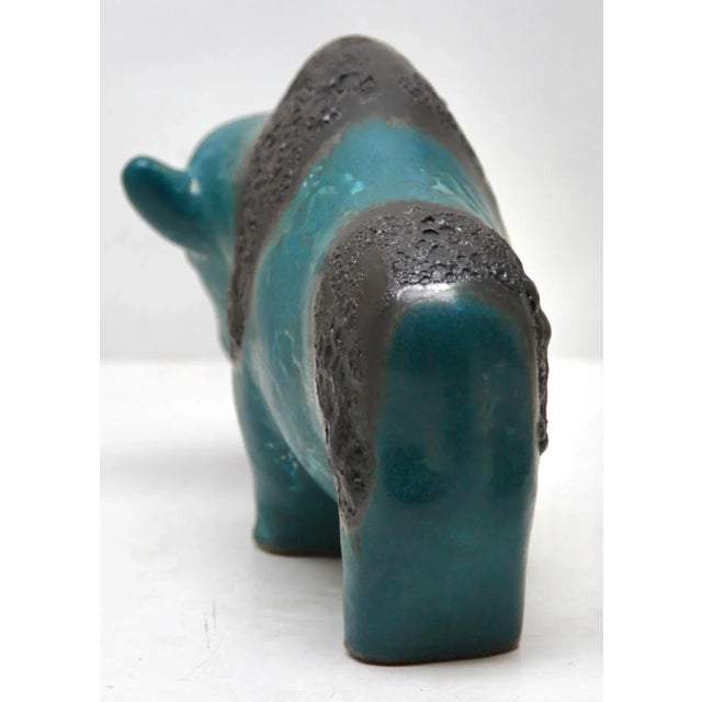 Buffalo Figurine by Otto Gerharz for Otto Keramiek For Sale - Image 6 of 10