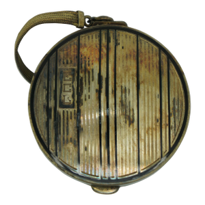 Antique Art Deco Sheffield England Sterling Silver Powder Mirror Compact