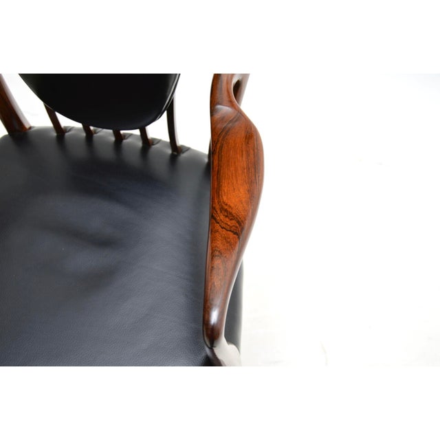 Vintage Carver Armchairs attributed to Andrew Milne, 1950s, Set of 2 For Sale - Image 10 of 11