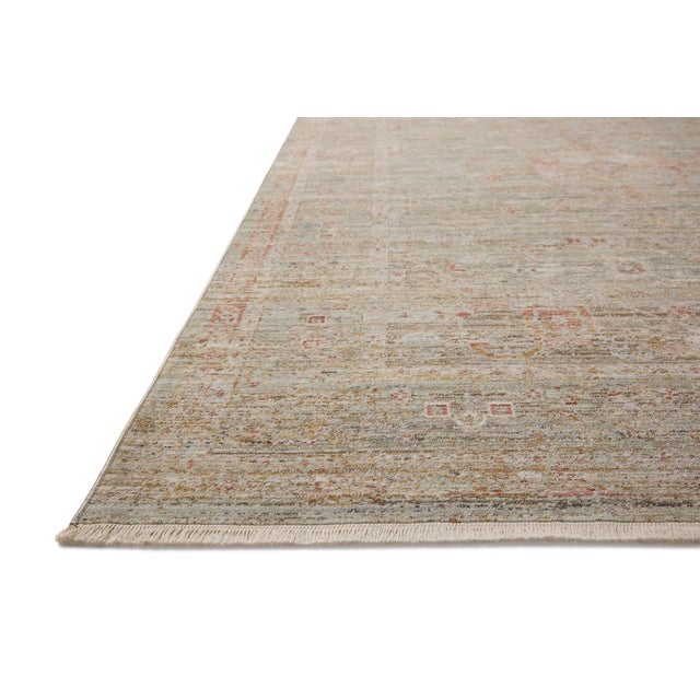 Traditional Chris Loves Julia x Loloi Ida Spa / Sunrise 5'-3" x 7'-6" Area Rug For Sale - Image 3 of 6