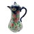 Vintage Nippon Style Cobalt Blue and Pink Chocolate Pot For Sale