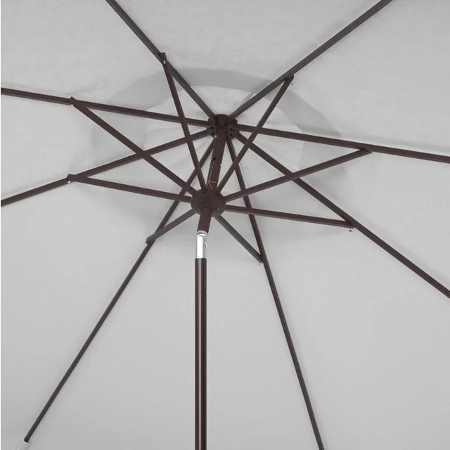 Milan Fringe 11 Ft Umbrella - Ivory For Sale - Image 4 of 4