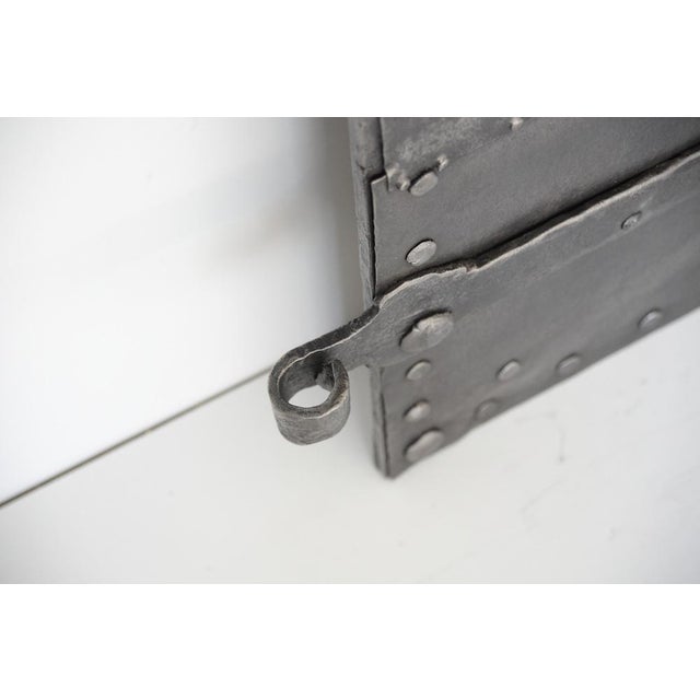 Antique Iron Plate Door, 1800s For Sale - Image 12 of 18